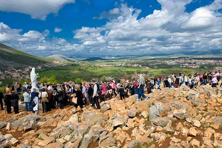 Grupo de peregrinos con Medjugorje Tours & Travel