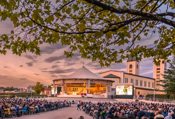 Oración en Medjugorje