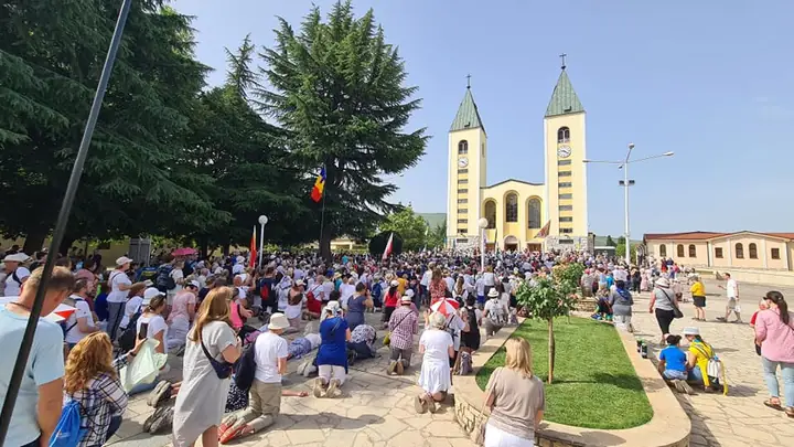 Grupo de peregrinos con Medjugorje Tours & Travel